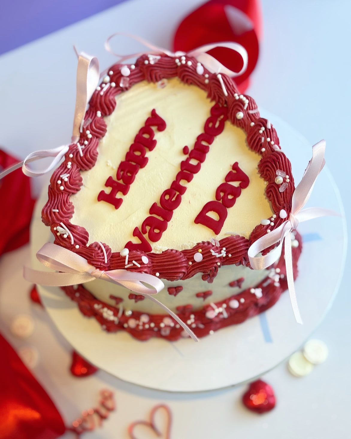 Valentines Heart Cake 6"